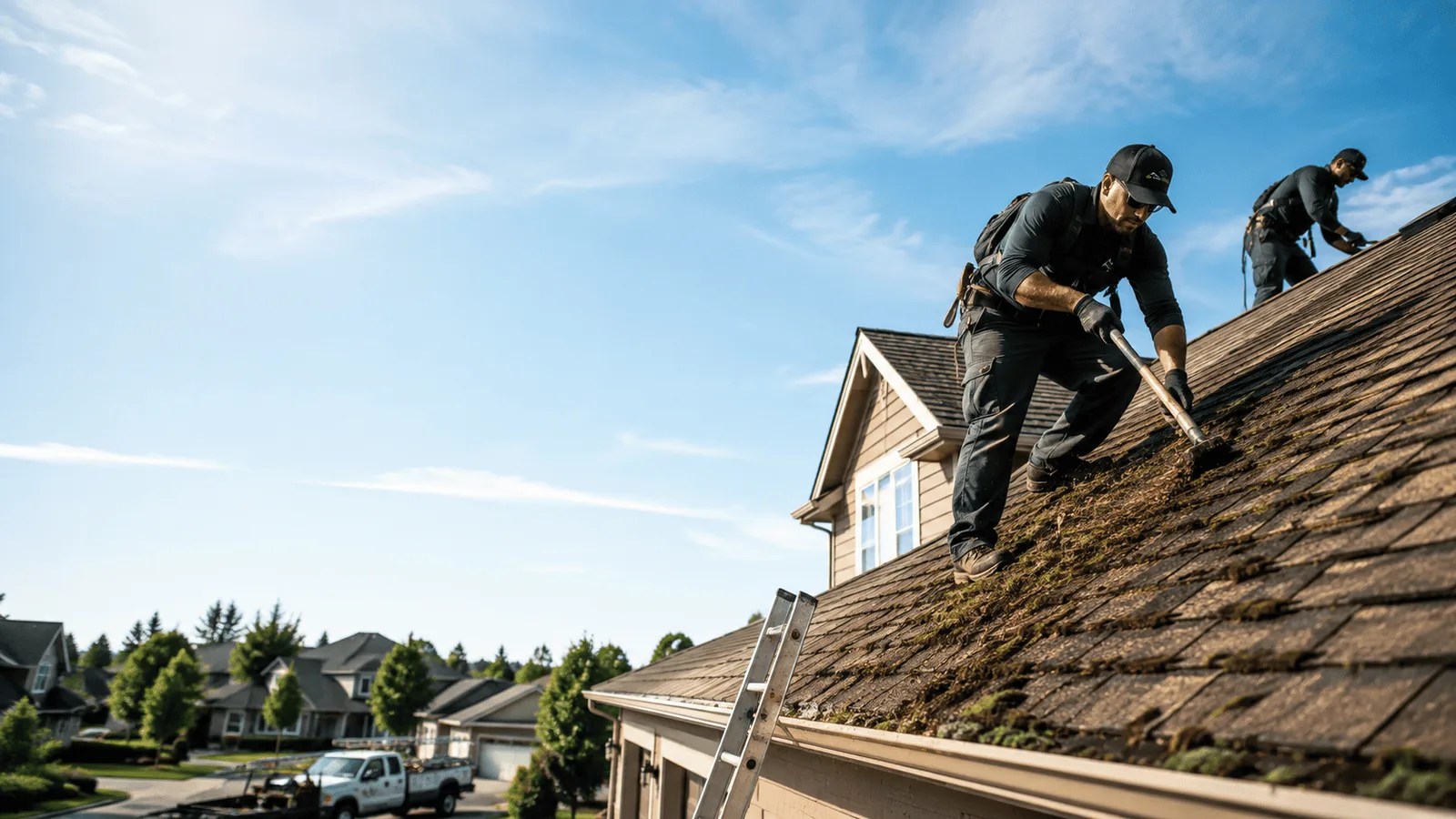 Roof Moss Removal in Dennison, OH near me